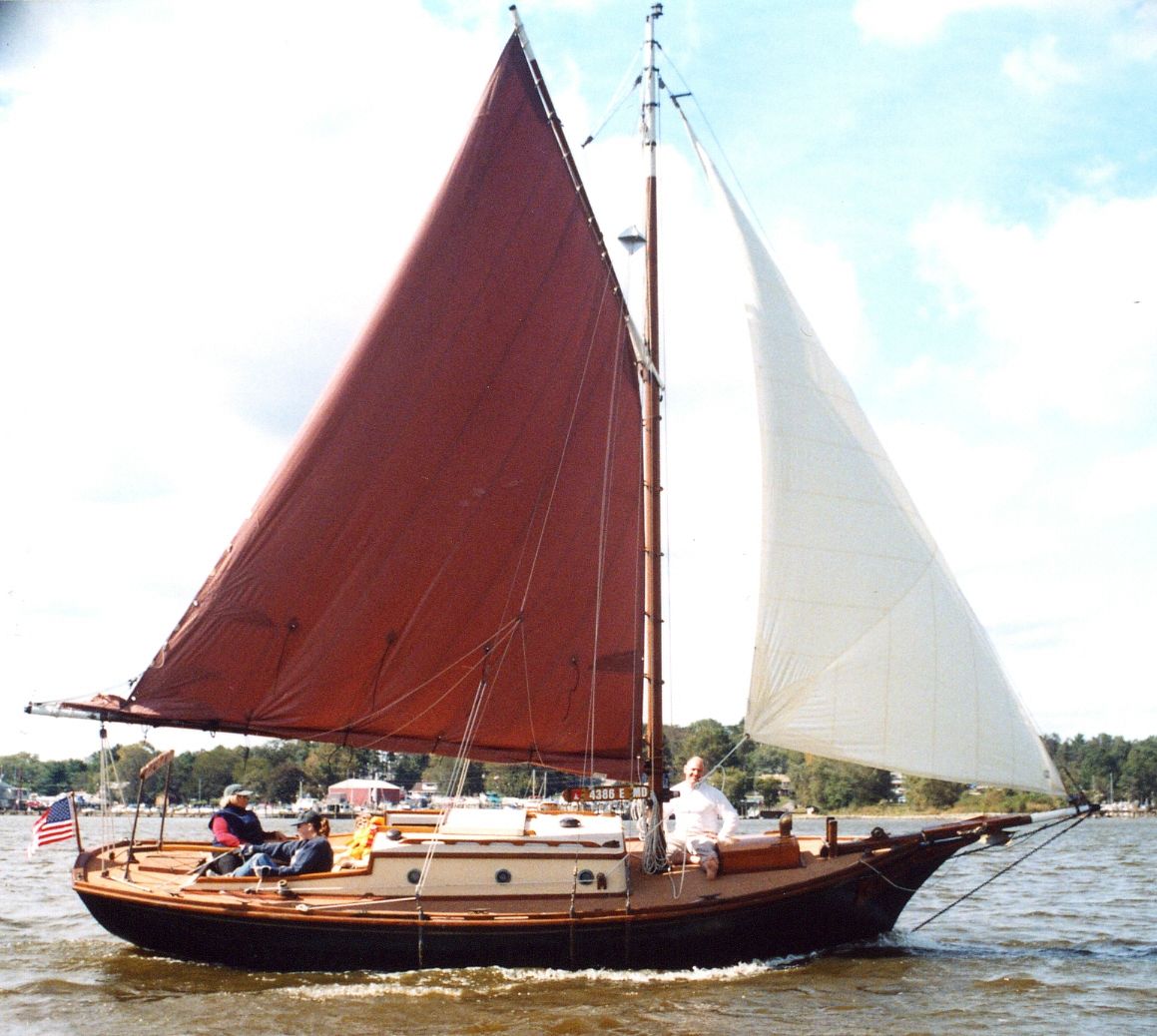 vintage wooden sailboat for sale