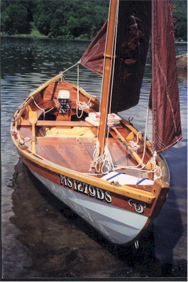 mark harwood - wooden row boat and sail boat builder