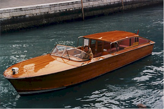 Venitian Water Taxi - LadyBen Classic Wooden Boats for Sale