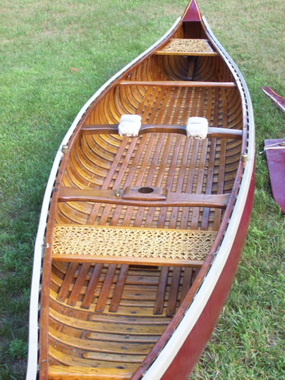 Old Town Sailing Canoe - LadyBen Classic Wooden Boats for Sale