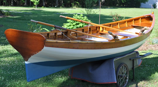 Carvel Planked Whitehall - LadyBen Classic Wooden Boats 