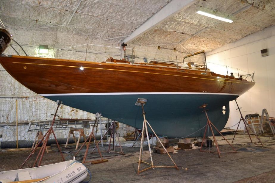 vintage wooden sailboat for sale