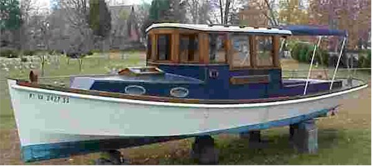 Potomac River Dory Hybrid - LadyBen Classic Wooden Boats 