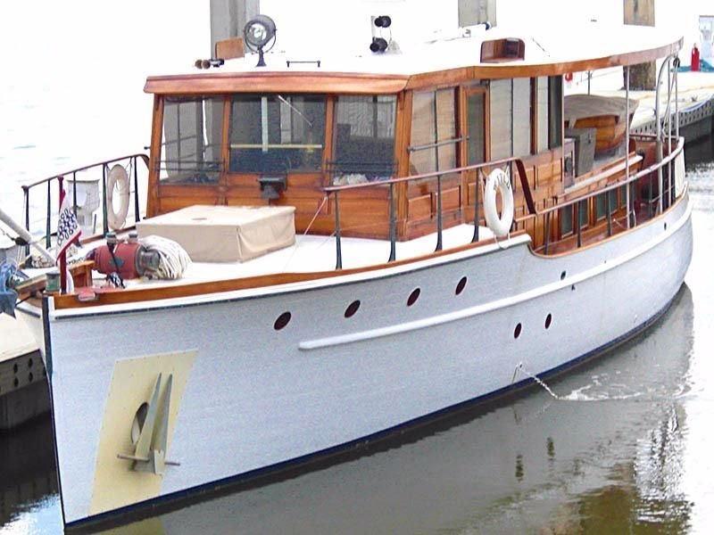vintage wooden yachts for sale
