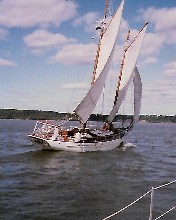 schooner rigged sailboat