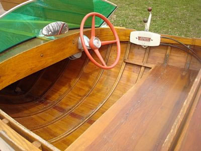 home made larson design - ladyben classic wooden boats