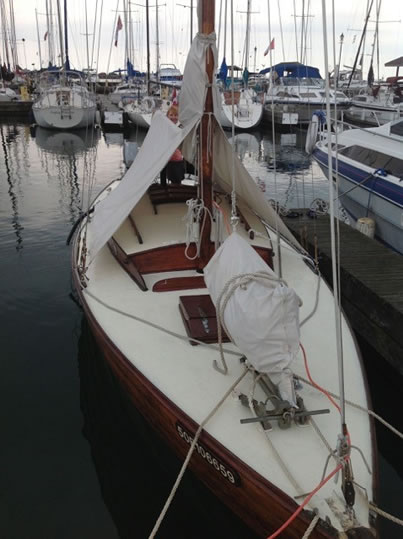 Nordic Folkboat - LadyBen Classic Wooden Boats for Sale